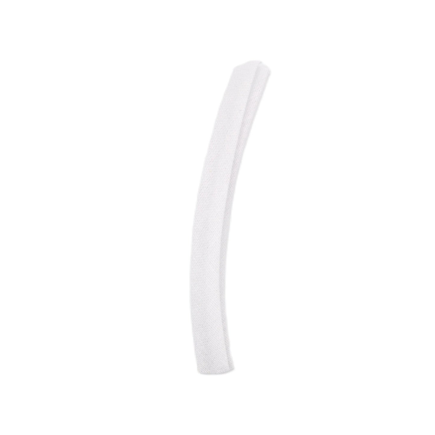 Biais coton replié 1cm - Blanc DS DIFFUSION
