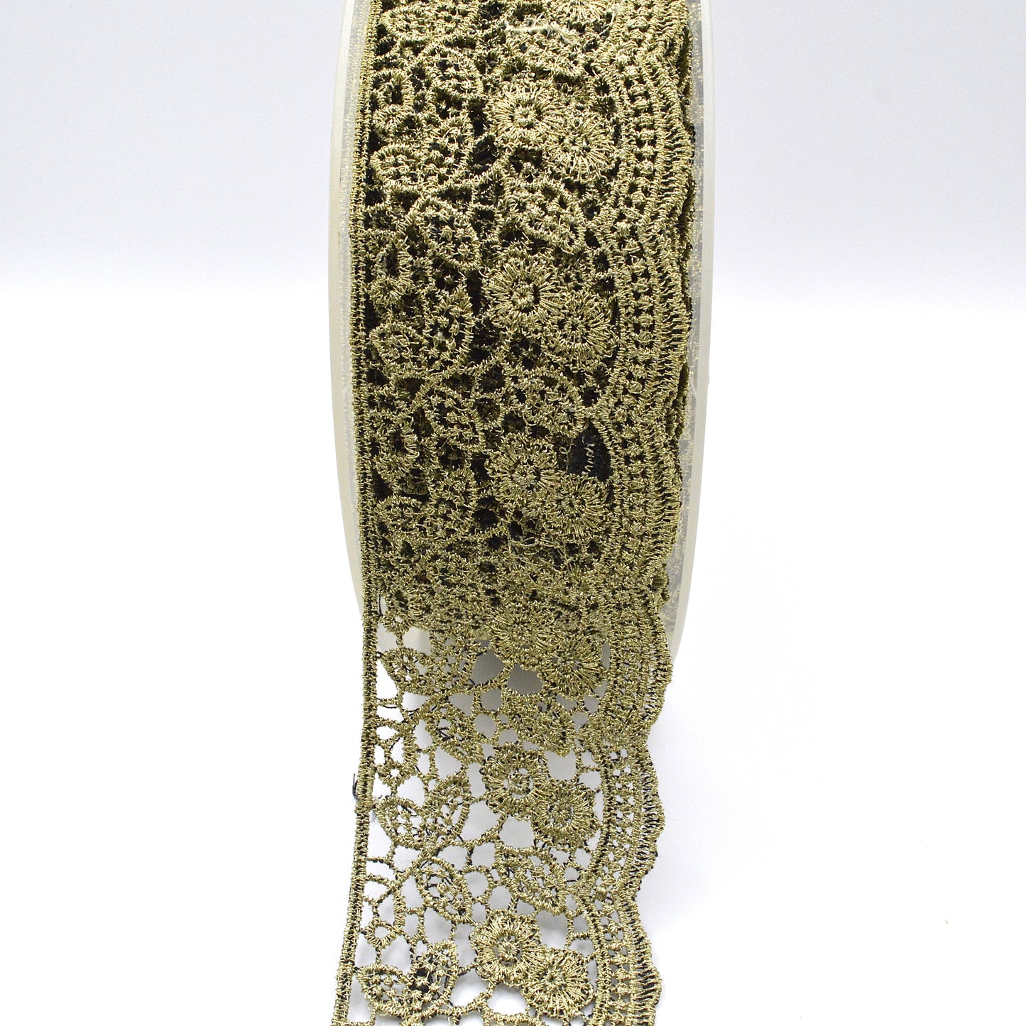 Dentelle lurex métalisée OR (vendu au mètre) - Largeur 50mm (5cm)