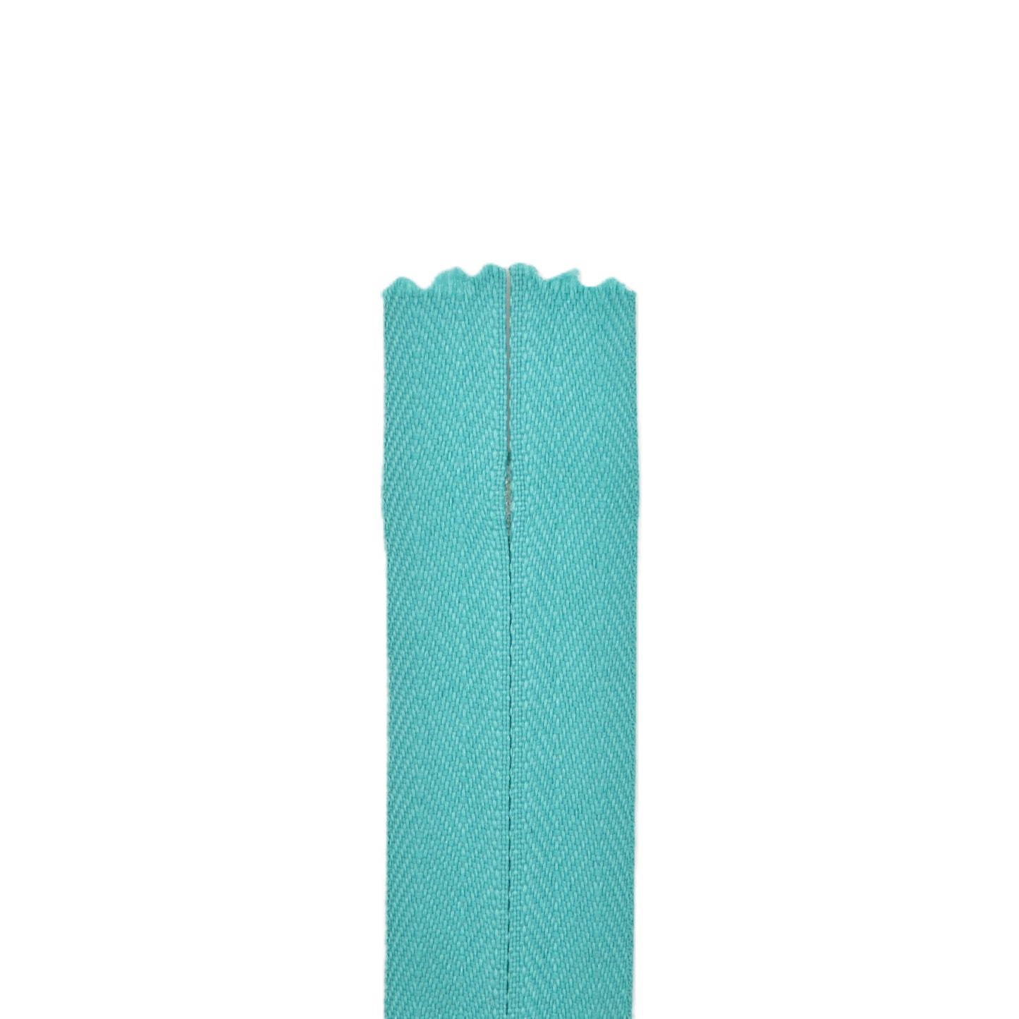 Fermeture invisible éclair zip à glissière non séparable 22 cm – Bleu turquoise