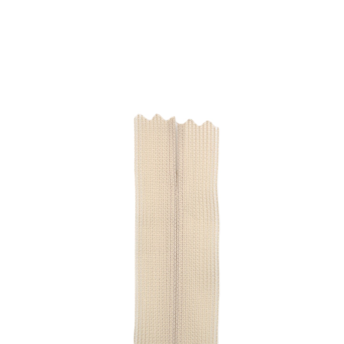 Fermeture invisible éclair zip à glissière non séparable 22 cm – Beige