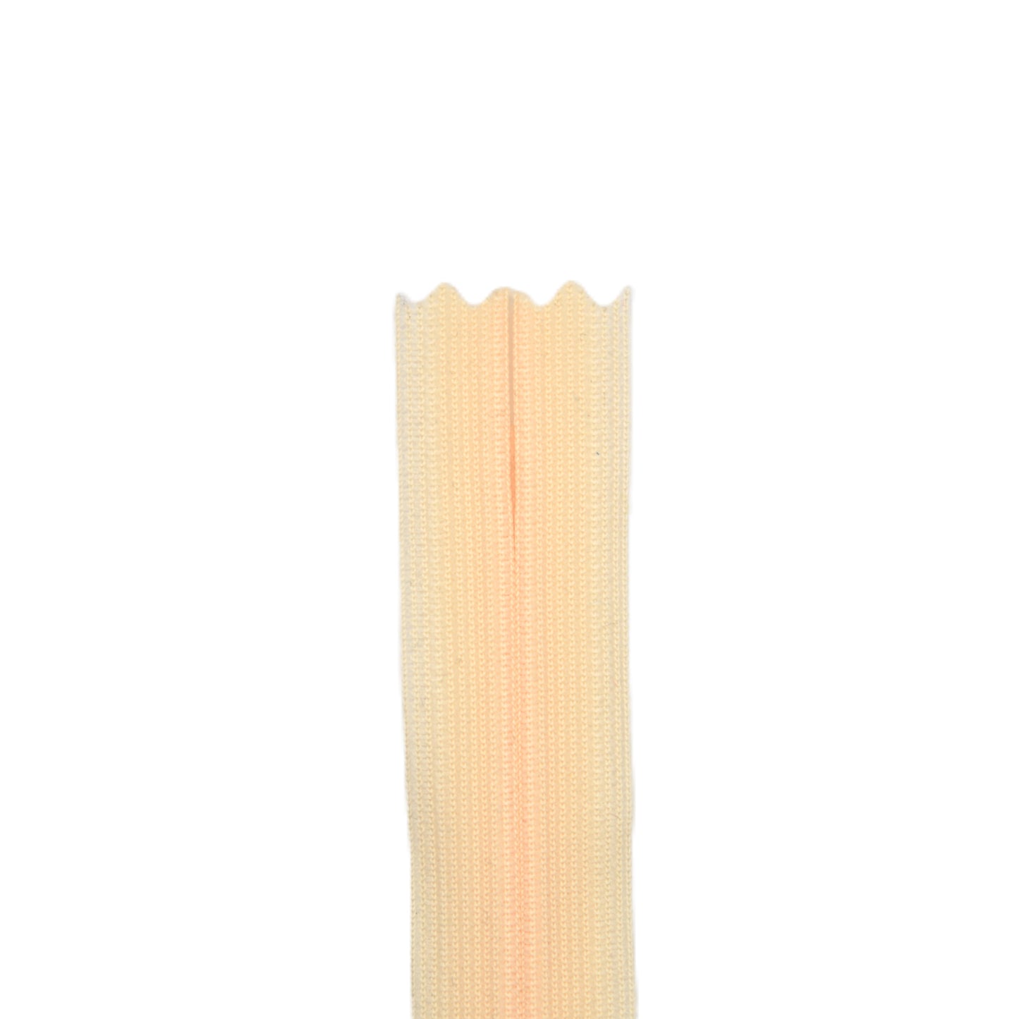 Fermeture invisible éclair zip à glissière non séparable 22 cm – Orange clair