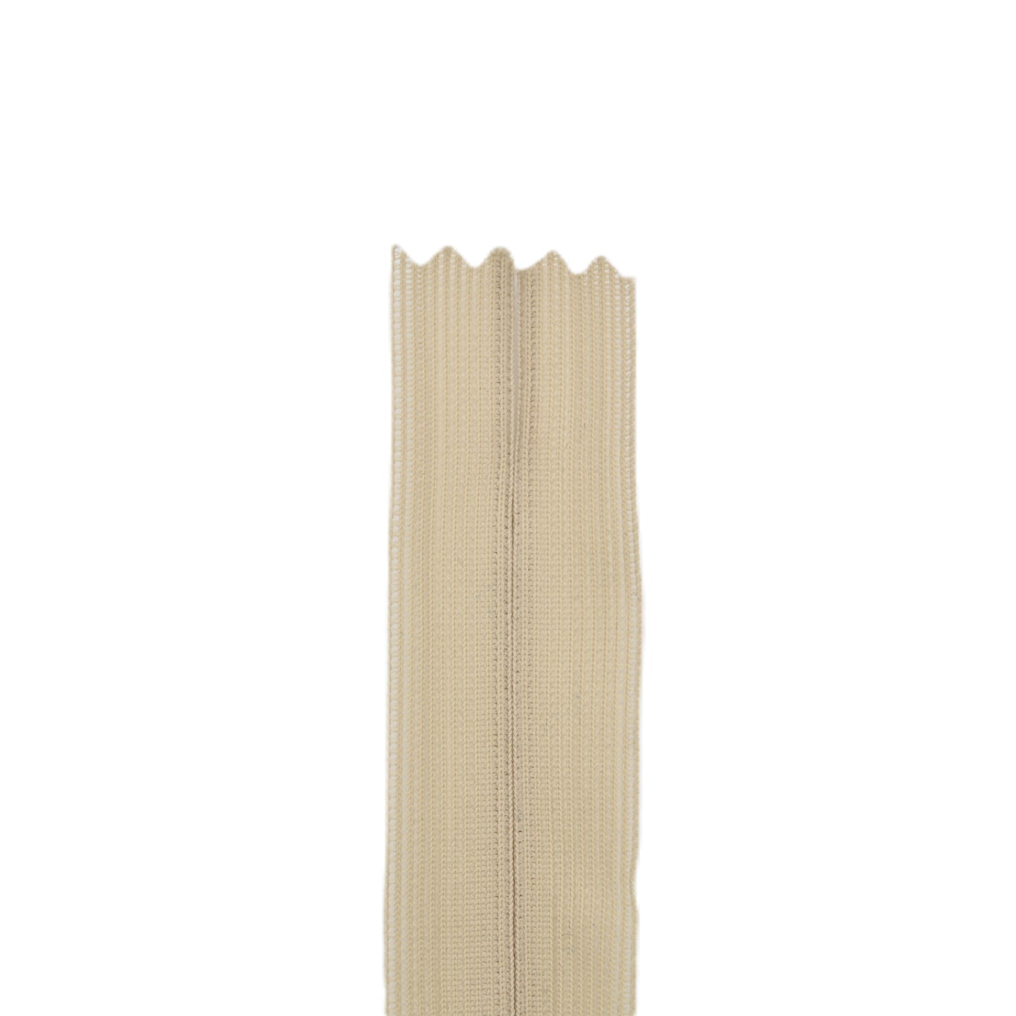 Fermeture invisible éclair zip à glissière non séparable 22 cm – Beige