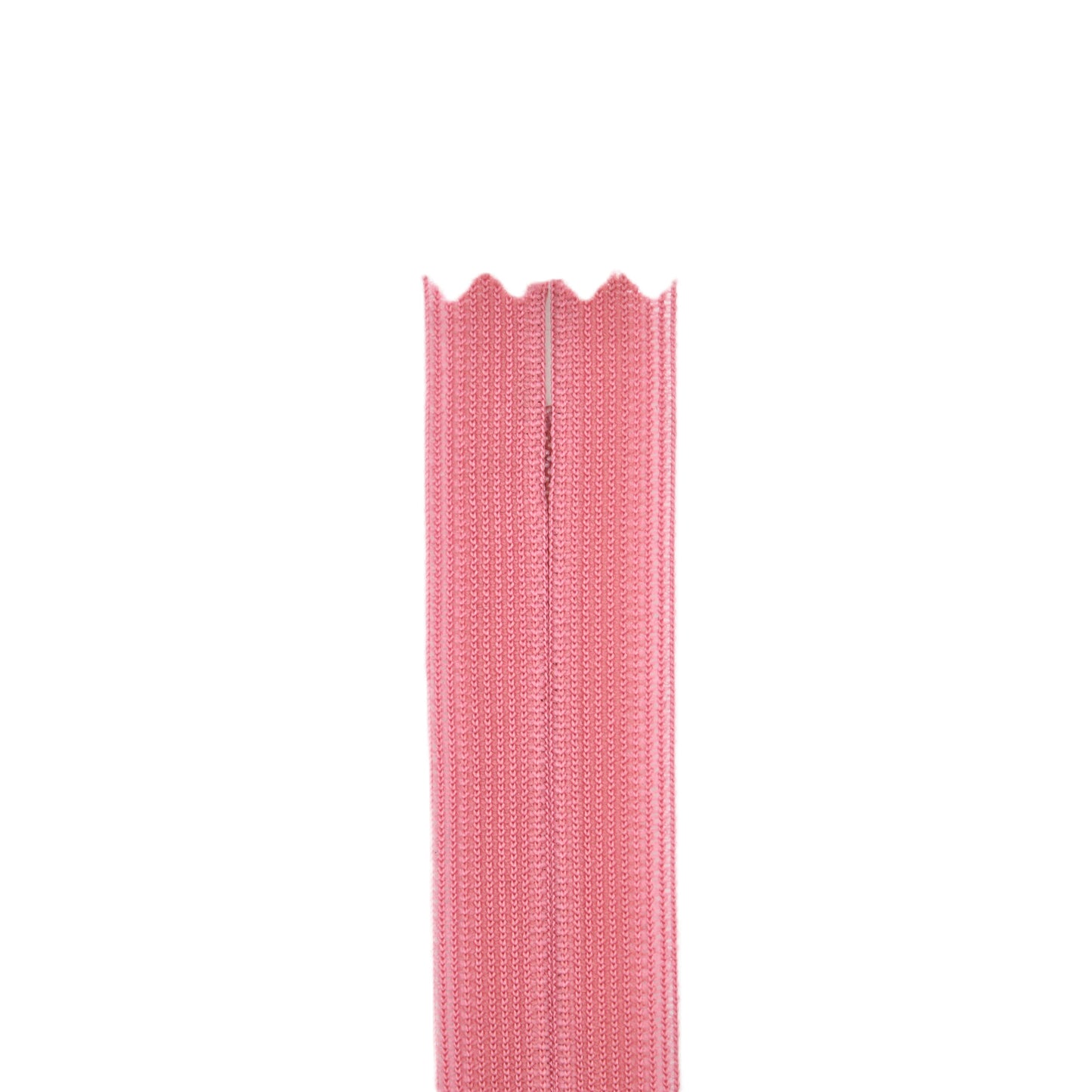Fermeture invisible éclair zip à glissière non séparable 22 cm – Rose