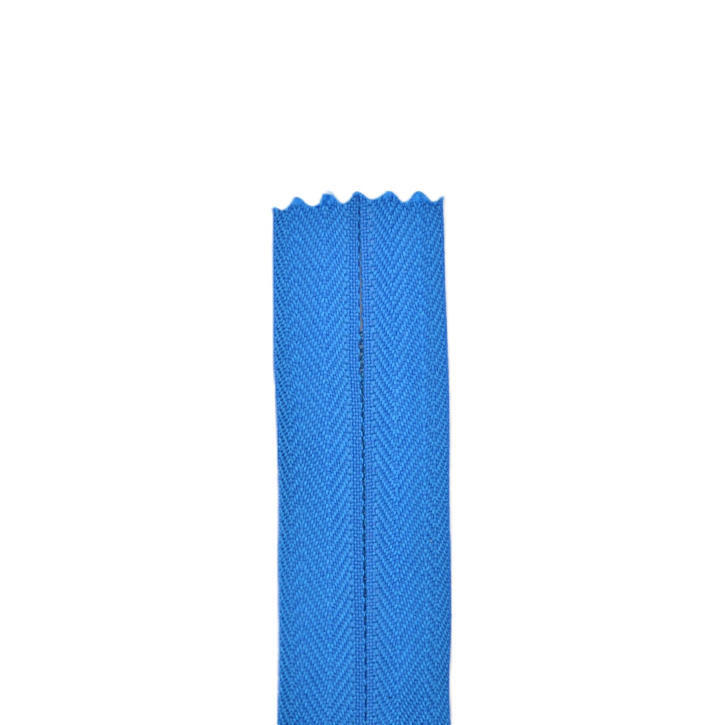 Fermeture invisible éclair zip à glissière non séparable 22 cm – Bleu