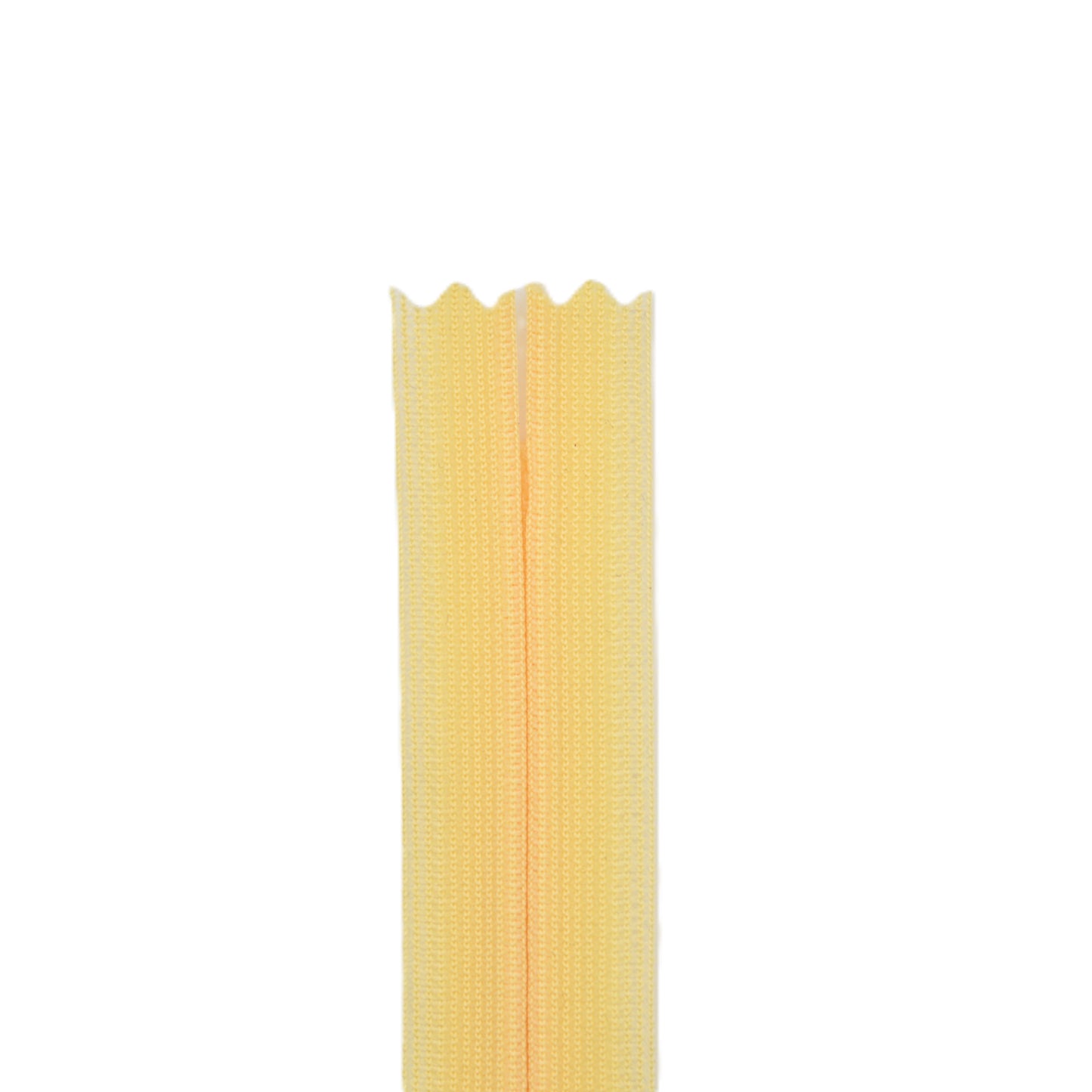 Fermeture invisible éclair zip à glissière non séparable 22 cm – Jaune