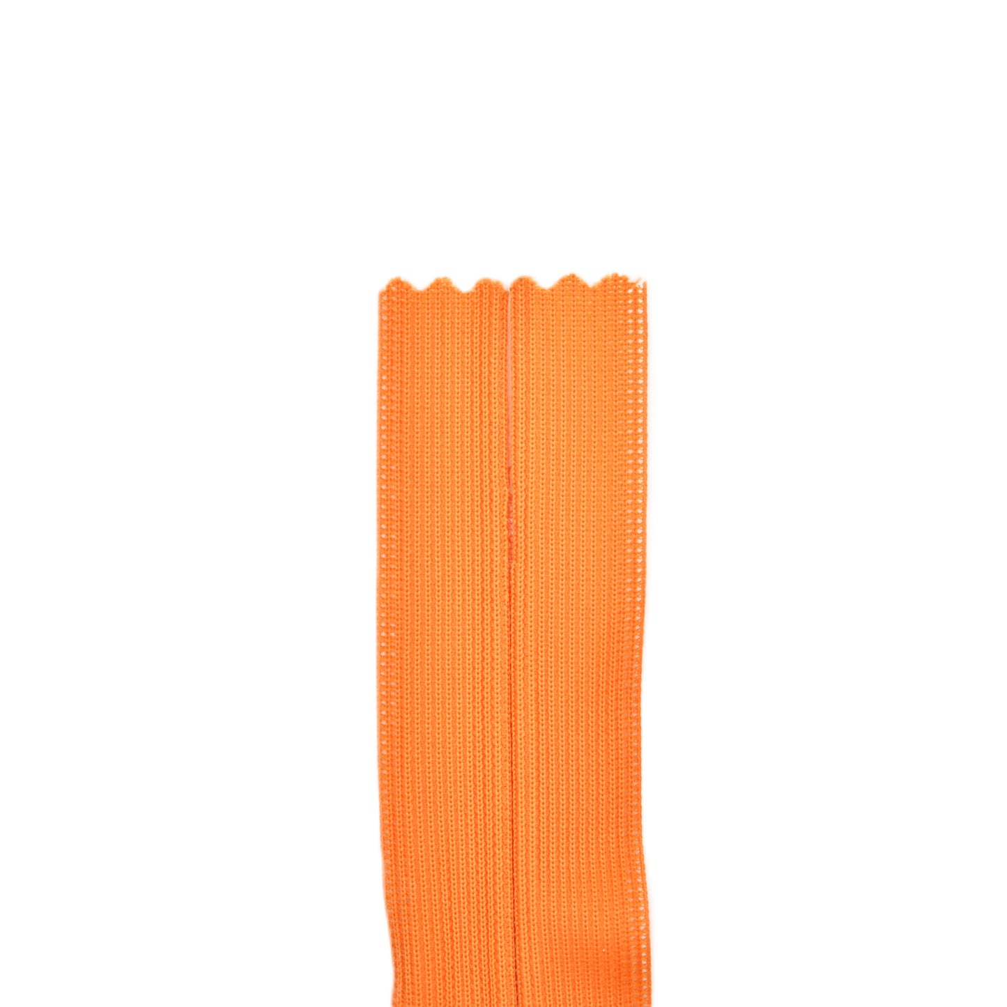Fermeture invisible éclair zip à glissière non séparable 22 cm – Orange