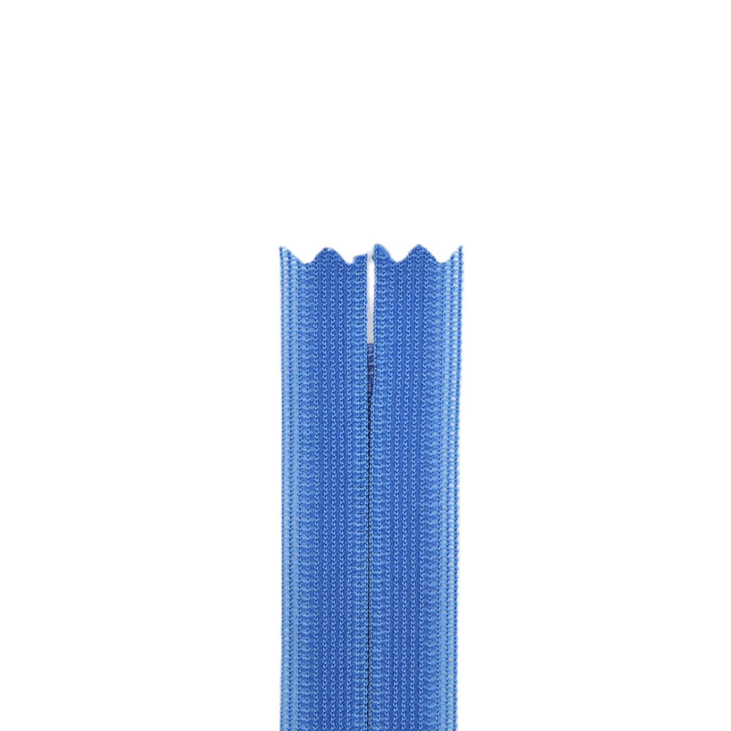 Fermeture invisible éclair zip à glissière non séparable 22 cm – Bleu