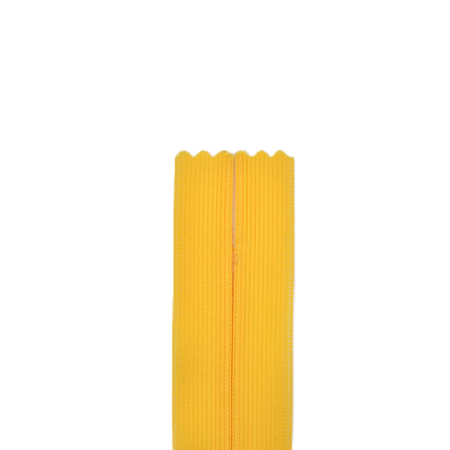 Fermeture invisible éclair zip à glissière non séparable 22 cm – Jaune