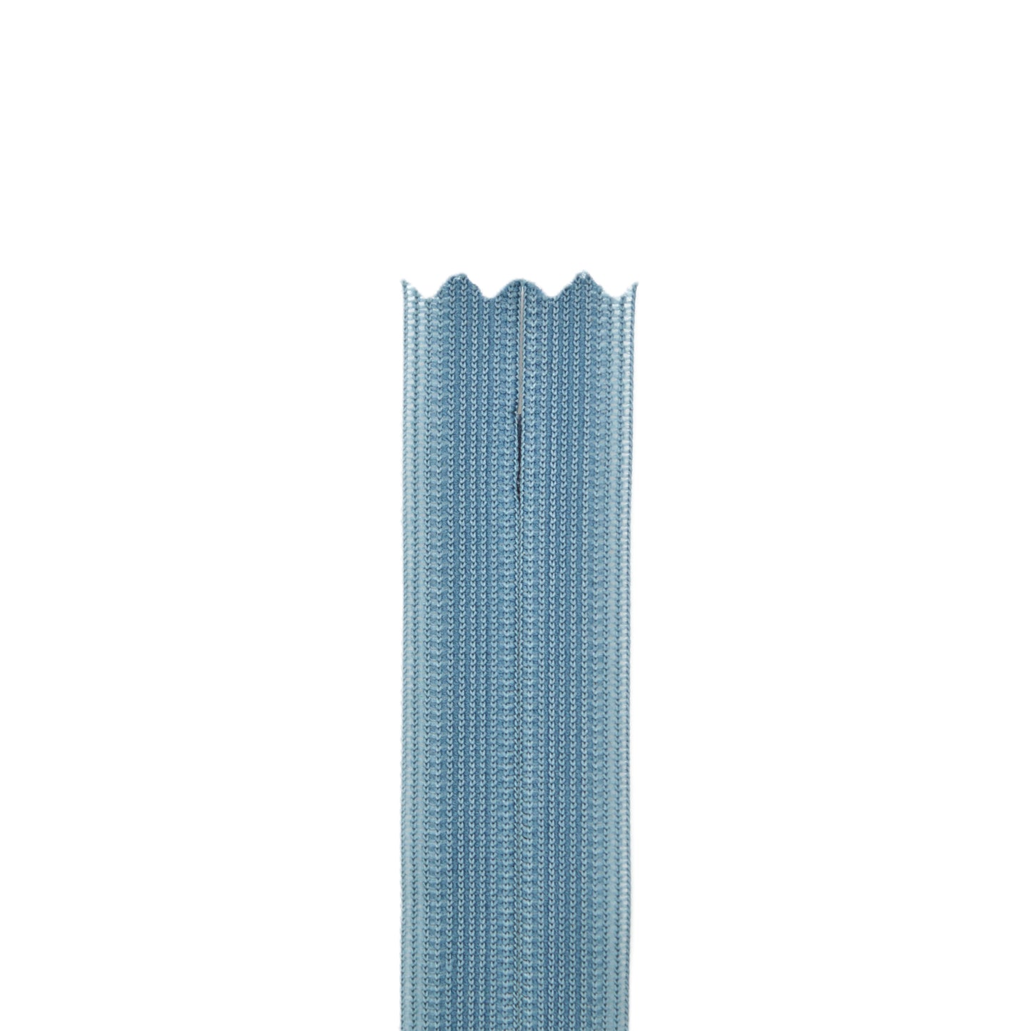 Fermeture invisible éclair zip à glissière non séparable 22 cm – Gris/Bleu