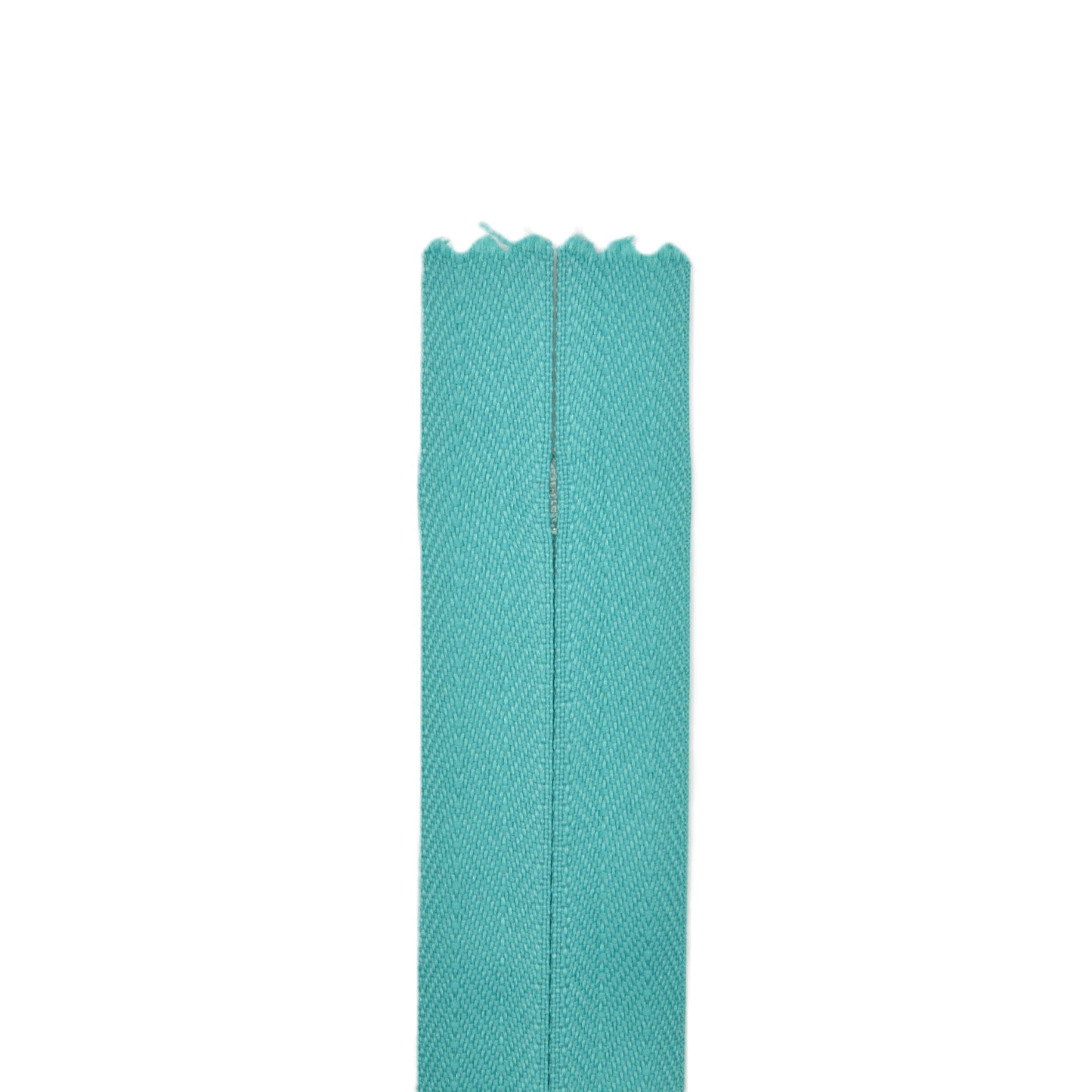Fermeture invisible éclair zip à glissière non séparable 22 cm – Bleu turquoise