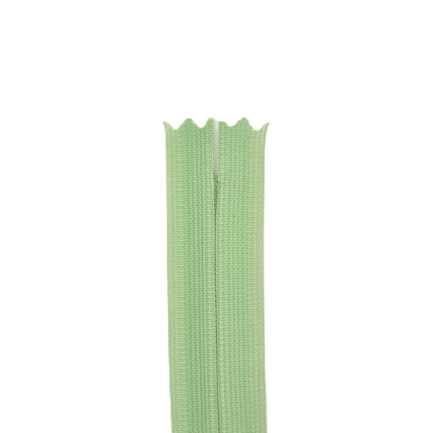 Fermeture invisible éclair zip à glissière non séparable 22 cm – Vert