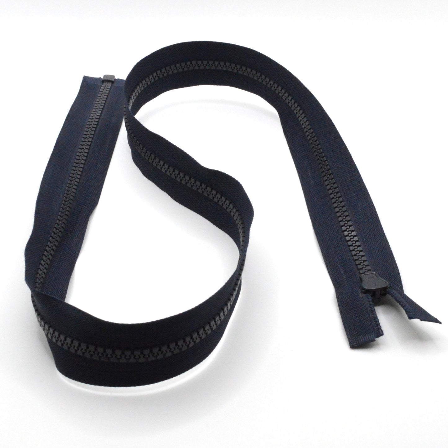 Fermeture éclair zip à glissière séparable injectée 80cm (maille 5 mm / N°5) - Bleu Marine