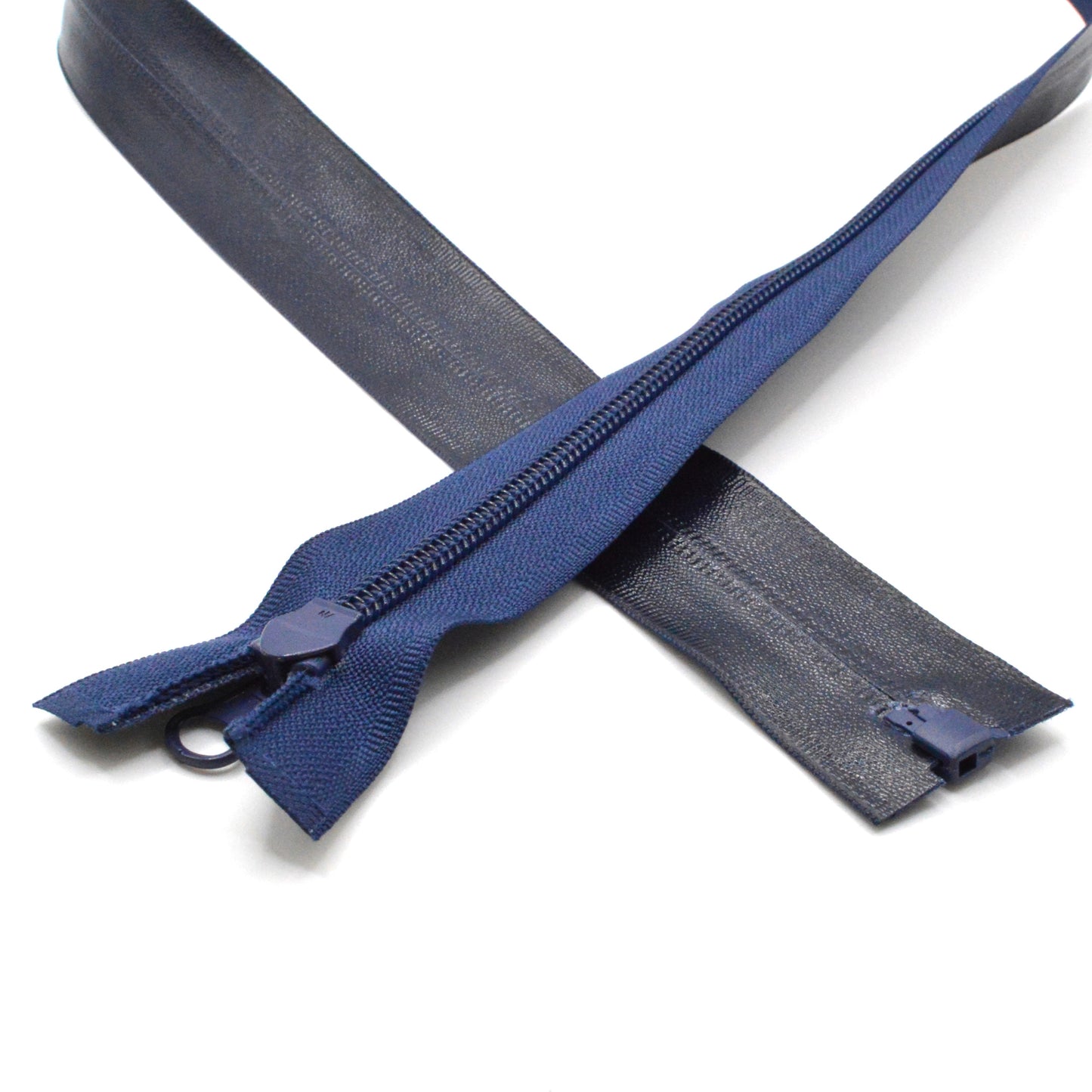 Fermeture étanche imperméable éclair zip à glissière séparable 85 cm (maille 5 mm / N°5) - Bleu Marine
