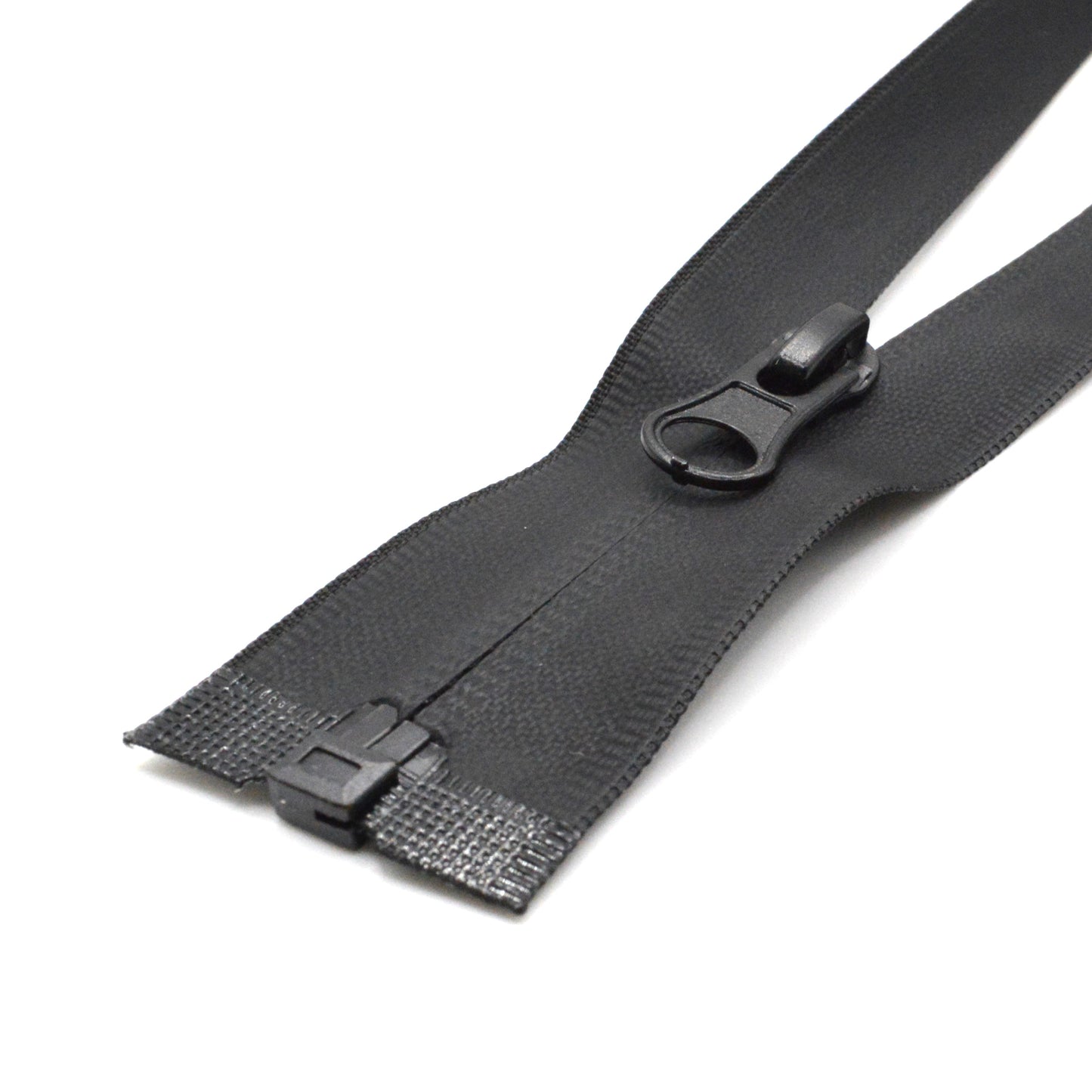 Fermeture étanche imperméable éclair zip à glissière séparable 80 cm (maille 5 mm / N°5) - Noir