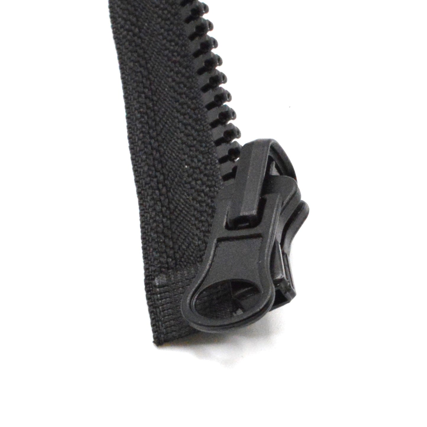 Fermeture éclair zip réversible injectée 50cm/70cm/90cm (maille 5 mm / N°5) - Noir