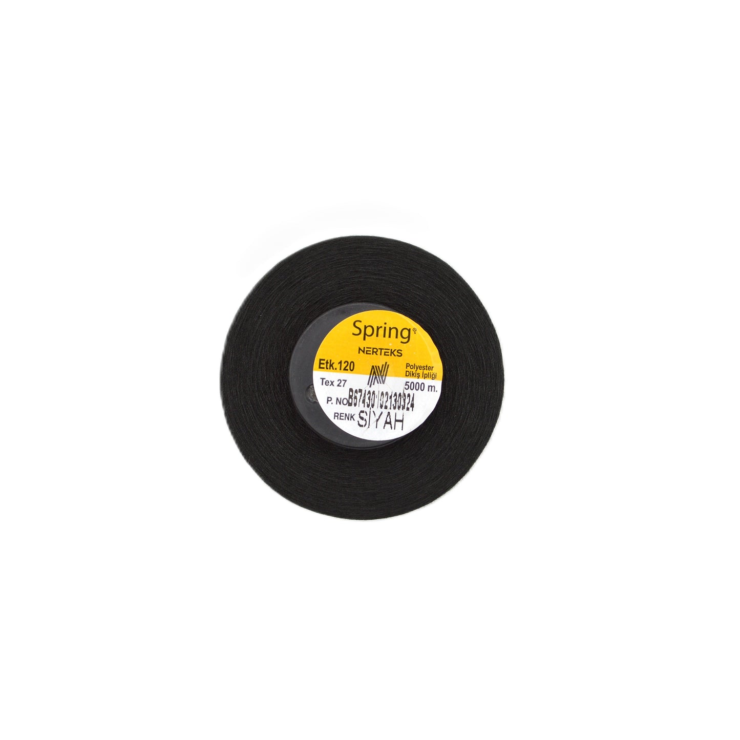 Fil cône polyester 4572 mètres - Noir
