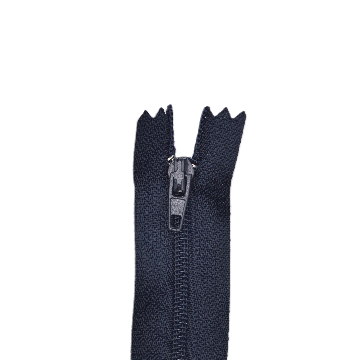 Fermeture éclair zip à glissière non séparable nylon 20 cm (maille 3 mm / N°3) – Bleu marine
