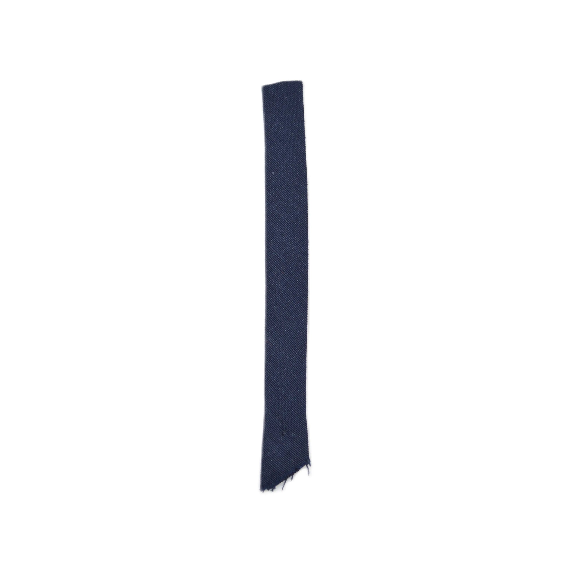 Biais coton replié 1cm - Bleu marine DS DIFFUSION