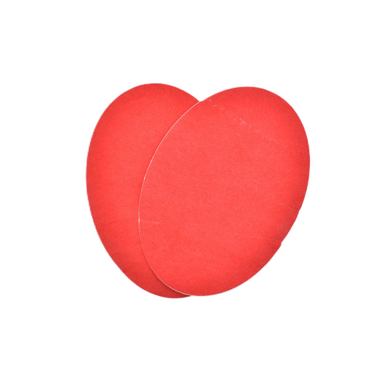 Renfort Coude/Genoux (coudière) Rouge Daim Thermocollant – 11 cm x 15,5 cm