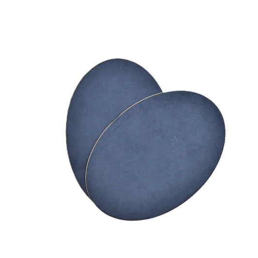 Renfort Coude/Genoux (coudière) Bleu Marine Daim Thermocollant – 11 cm x 15,5 cm
