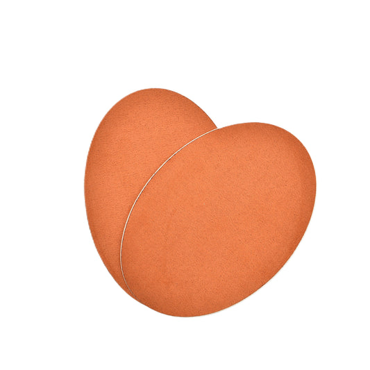Renfort Coude/Genoux (coudière) Orange/Marron Daim Thermocollant – 11 cm x 15,5 cm