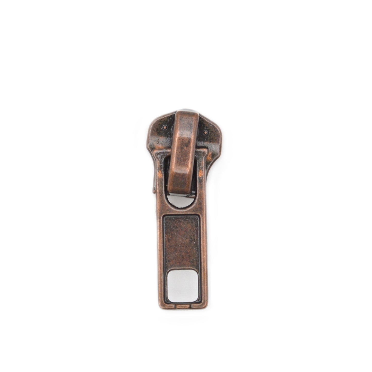 Curseur / Tirette pour fermeture métal (maille 5 mm) - Bronze