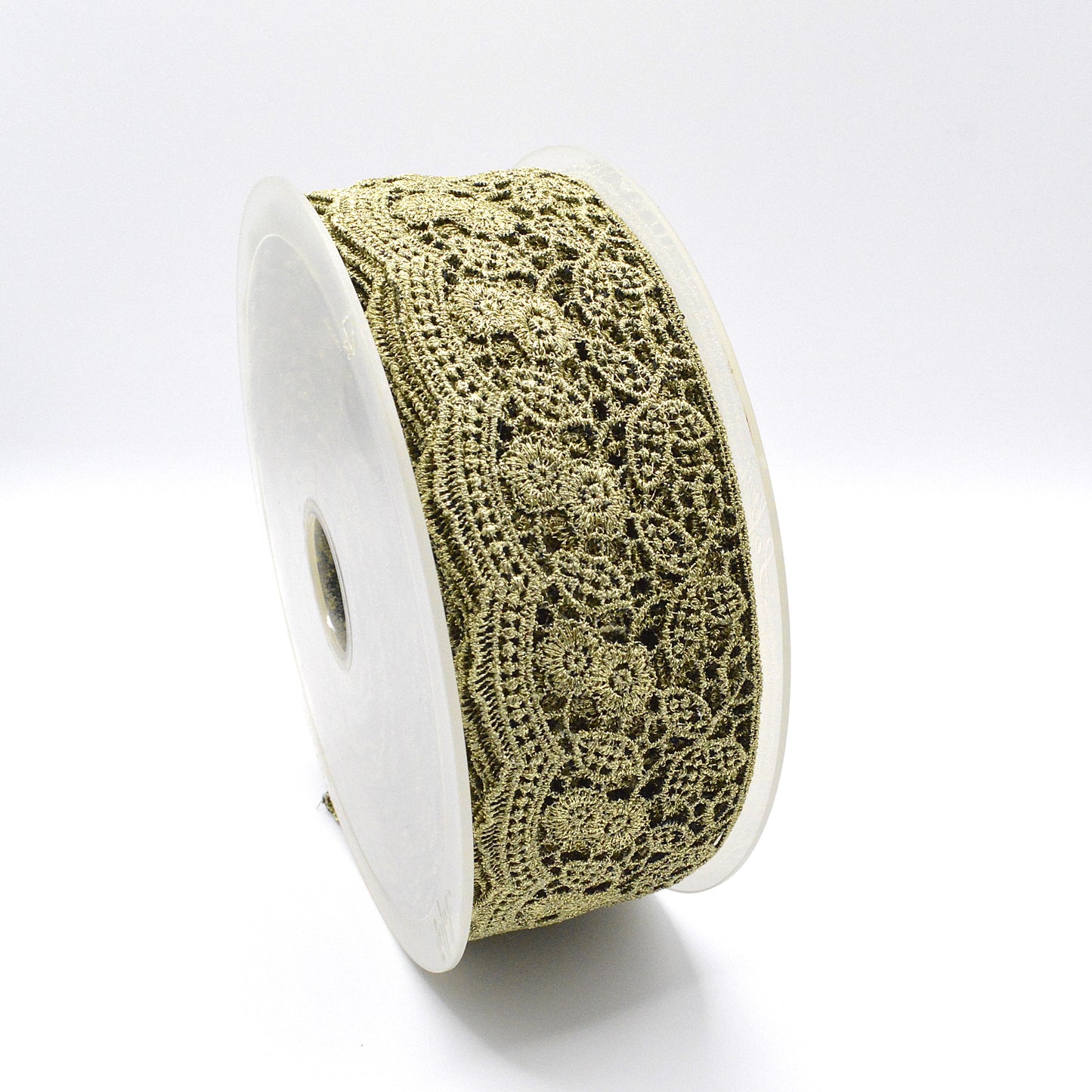 Dentelle lurex métalisée OR (vendu au mètre) - Largeur 50mm (5cm)