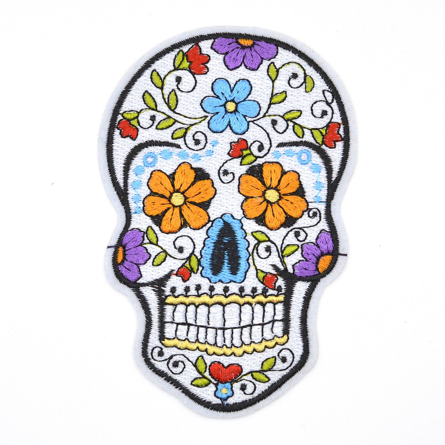 Patch / Ecusson Día de los Muertos Calavera Crâne - Thermocollant