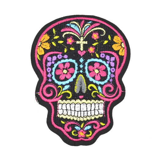 Patch / Ecusson Día de los Muertos Calavera Crâne - Thermocollant