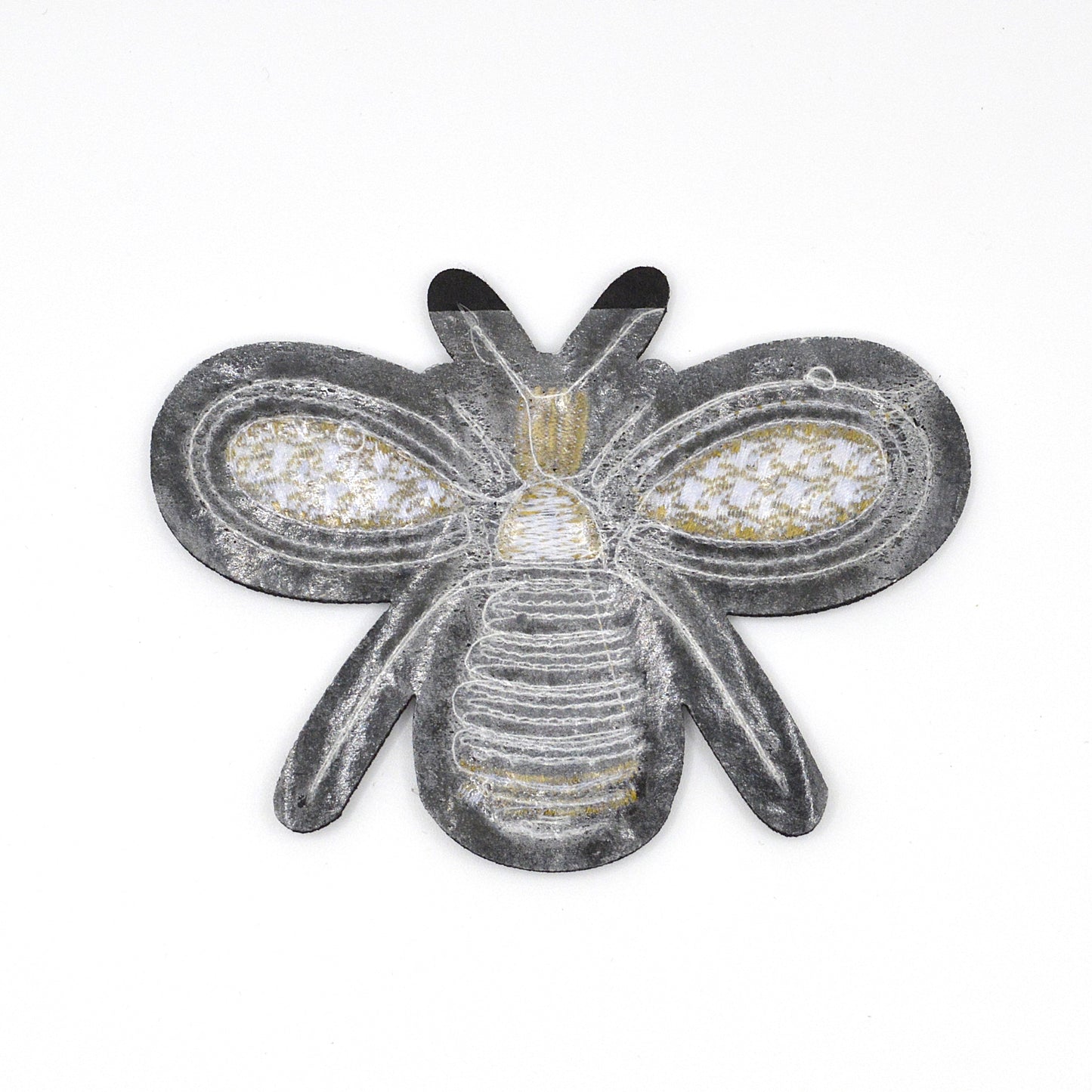 Patch / Ecusson Abeille Perle - Thermocollant