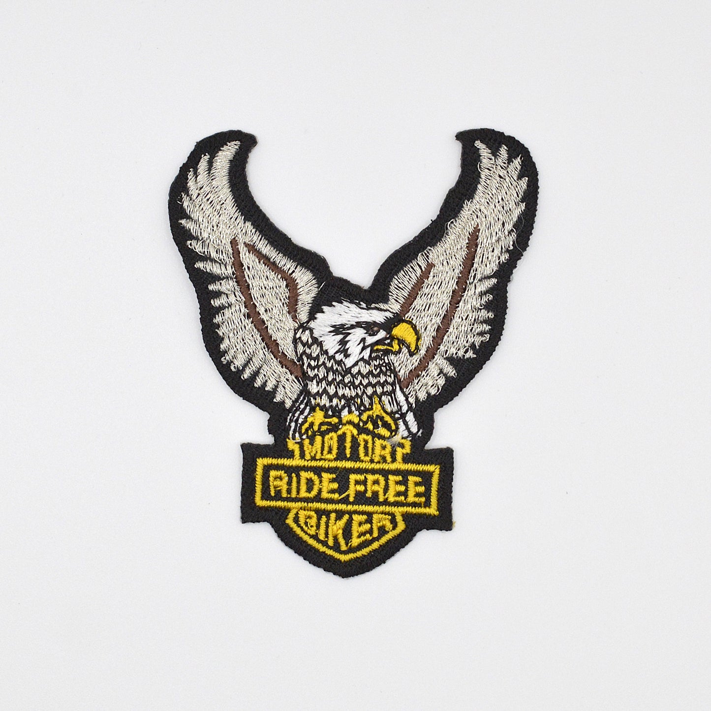 Patch / Ecusson Motard Moto Aigle Petit - Thermocollant