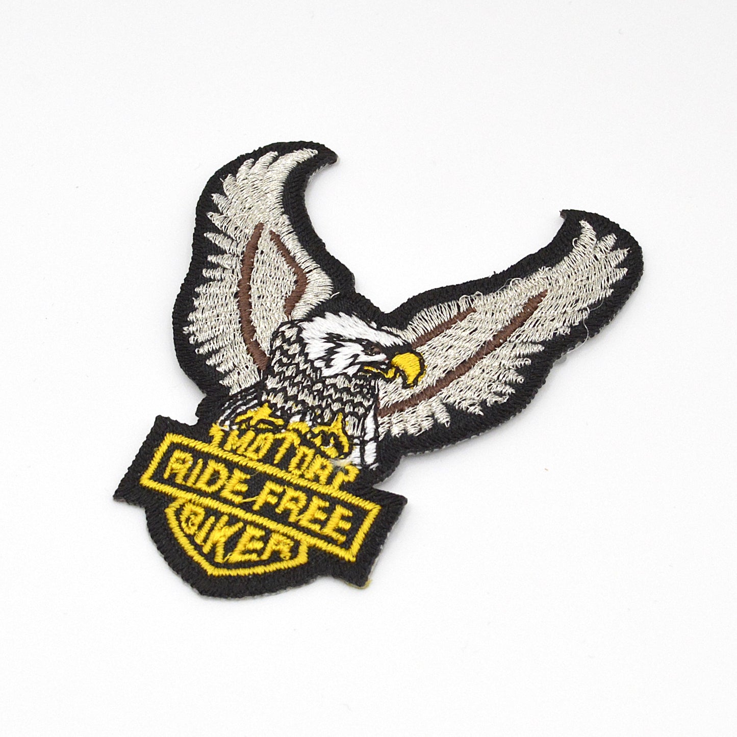 Patch / Ecusson Motard Moto Aigle Petit - Thermocollant