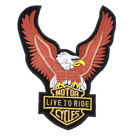 Patch / Ecusson Motard Moto Aigle Grand - Thermocollant