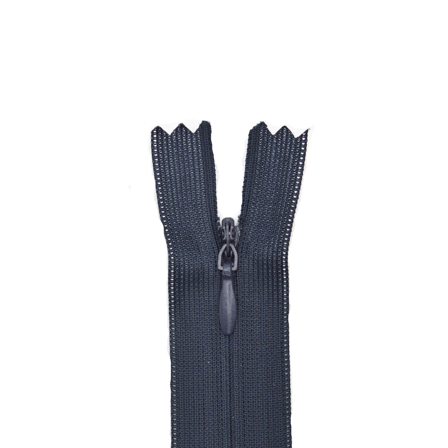 Fermeture invisible éclair zip à glissière non séparable 22 cm – Bleu marine