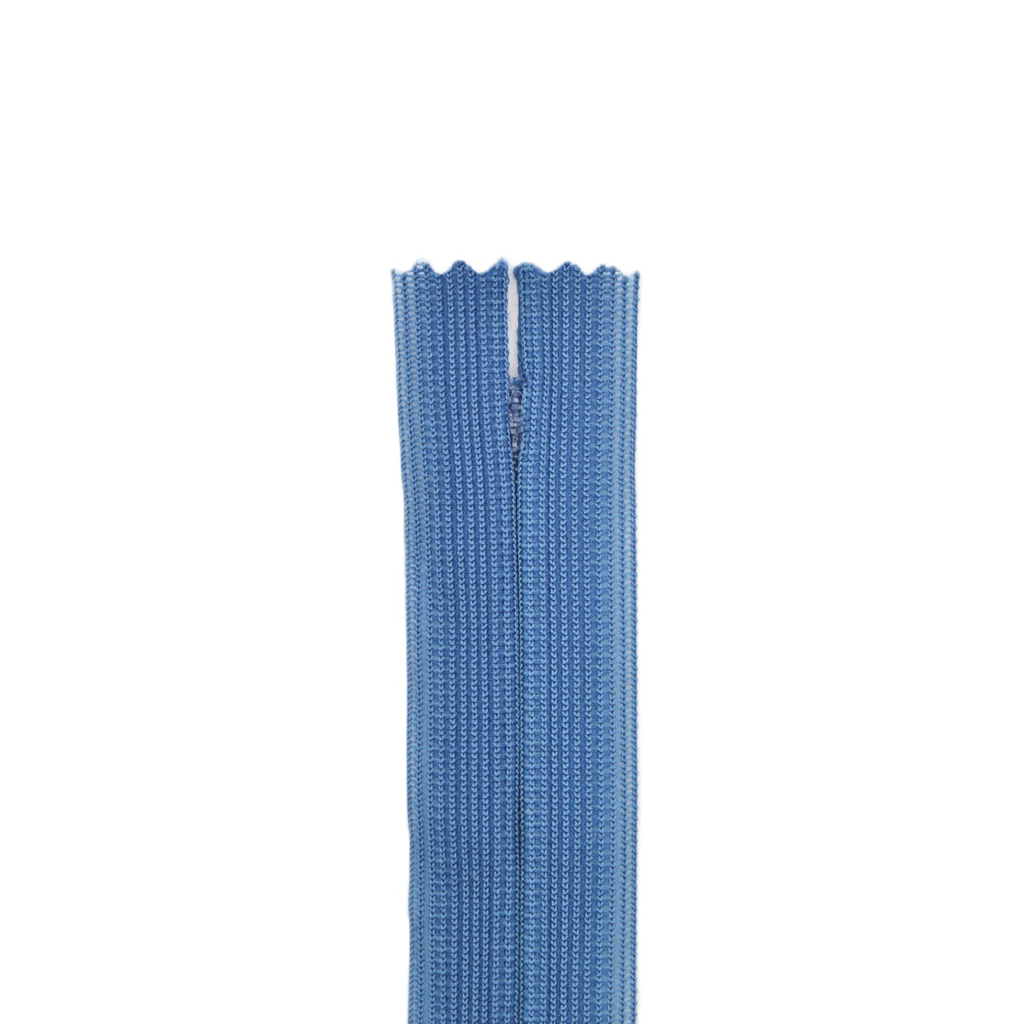 Fermeture invisible éclair zip à glissière non séparable 22 cm – Bleu