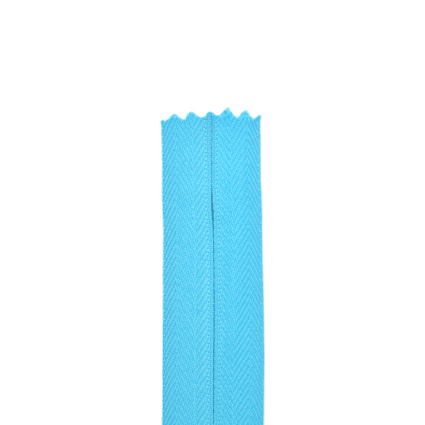 Fermeture invisible éclair zip à glissière non séparable 22 cm – Bleu