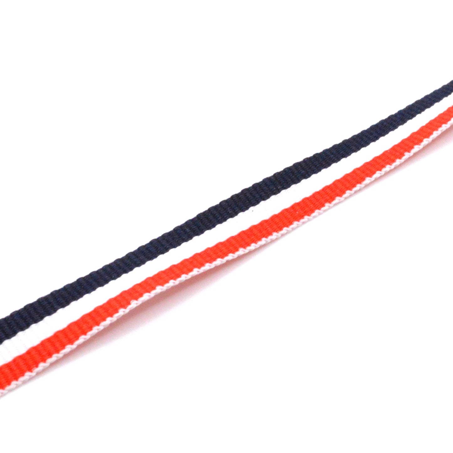 Ruban Au Mètre En Gros Grain Bleu Blanc Rouge 10 mm