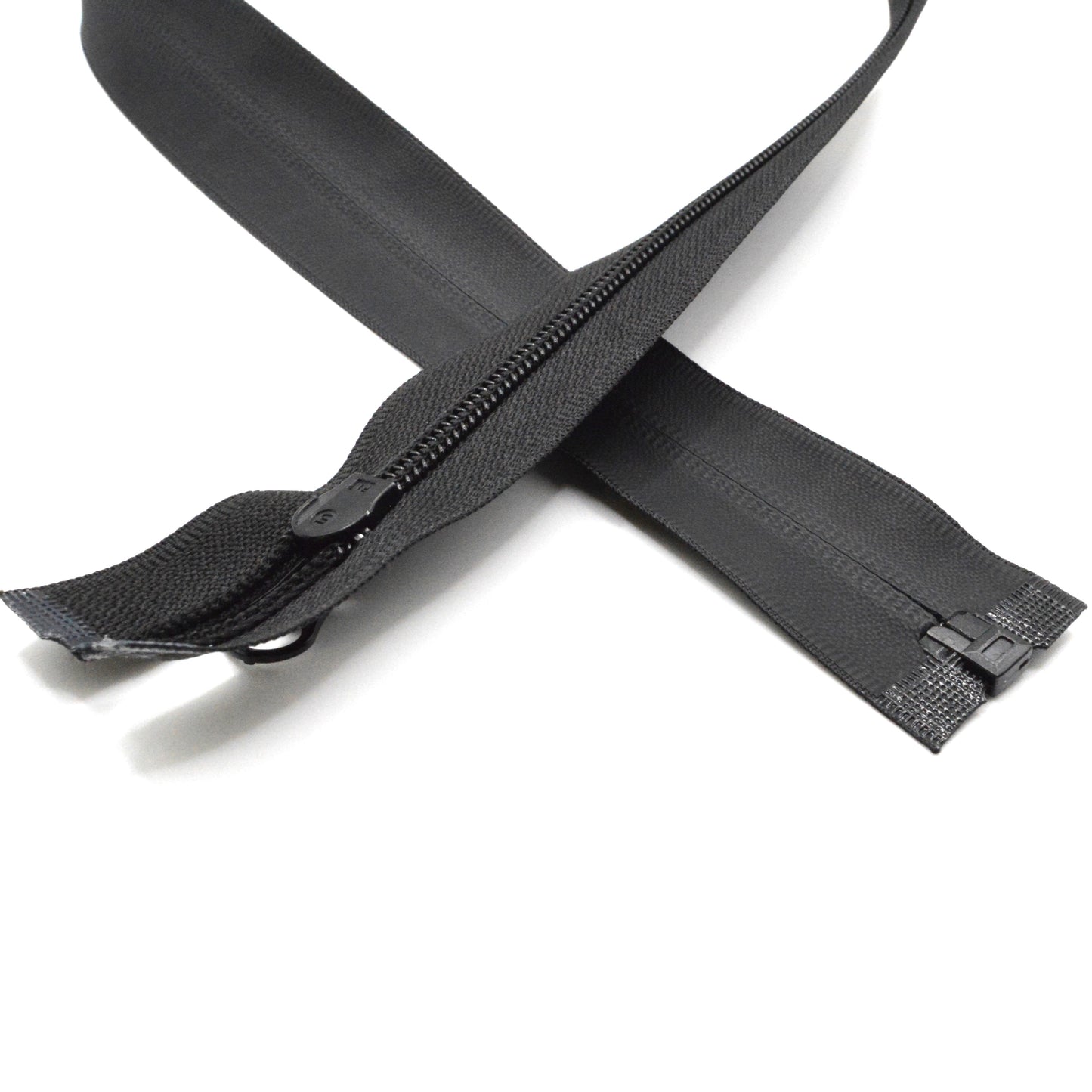 Fermeture étanche imperméable éclair zip à glissière séparable 80 cm (maille 5 mm / N°5) - Noir