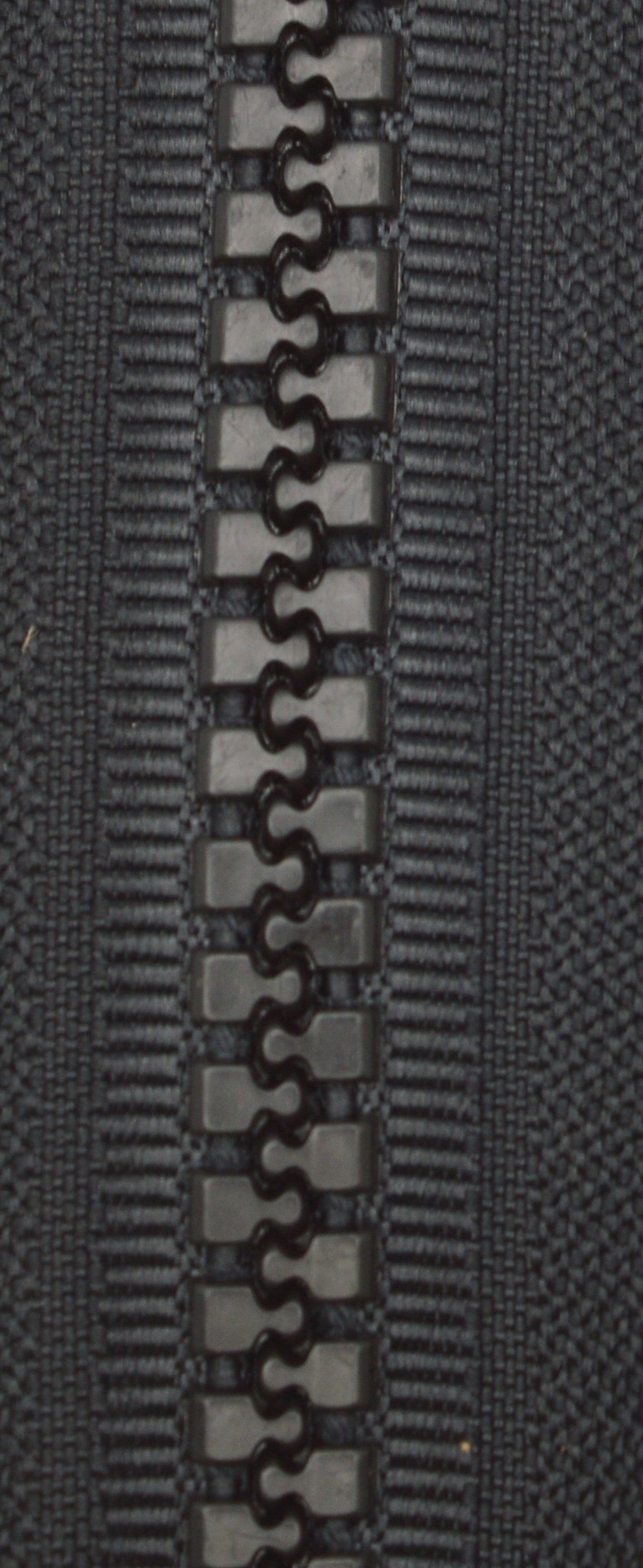 Lot de 2 Curseurs / Tirettes pour fermeture injectée (maille 8 mm) - Noir, Bleu Marine, Marron et Argenté